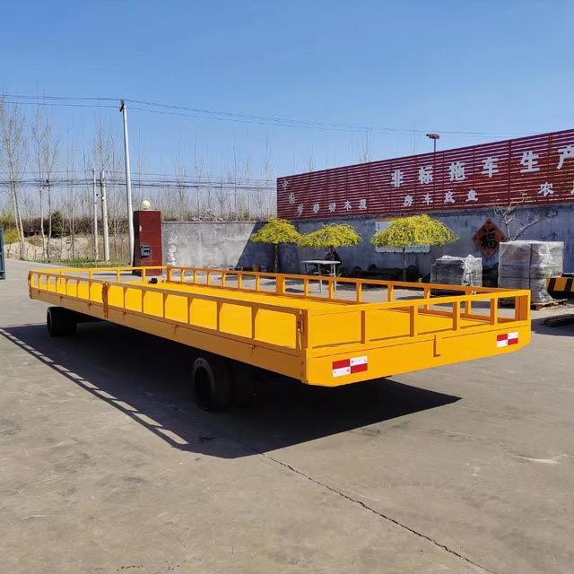 低围栏拖车